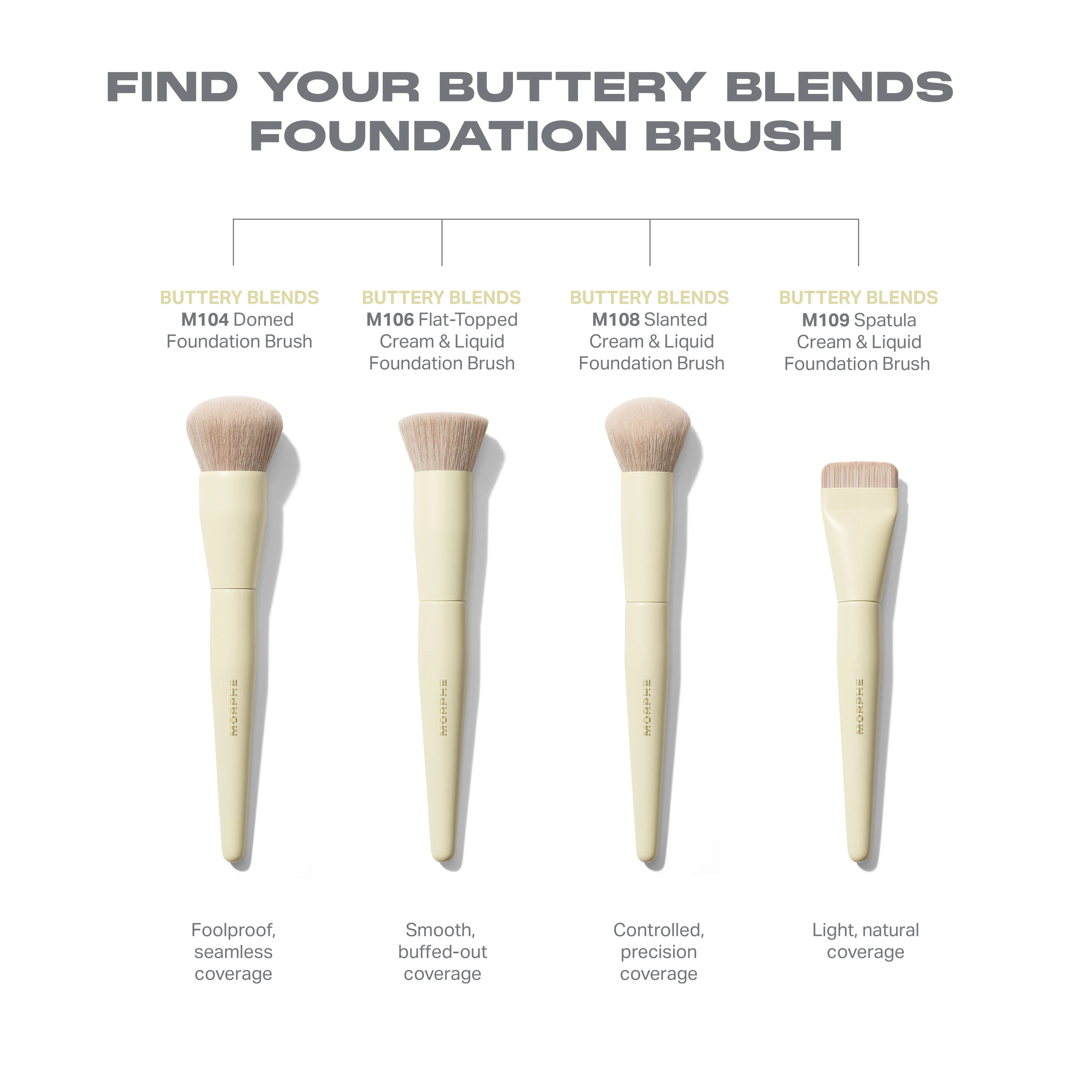 Buttery Blends M104 Domed Foundation Brush - Image 5