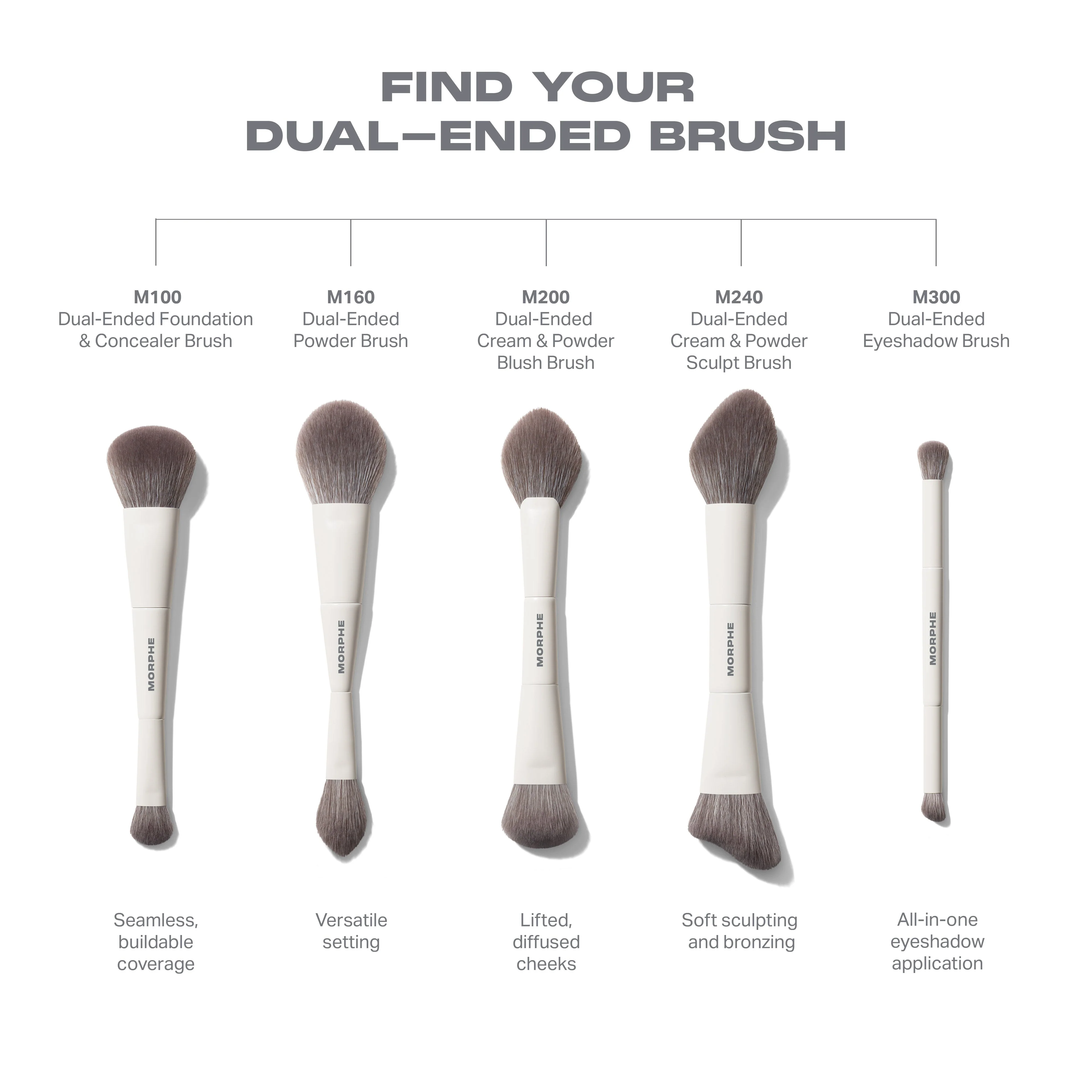 M100 Dual-Ended Foundation & Concealer Brush - Image 6