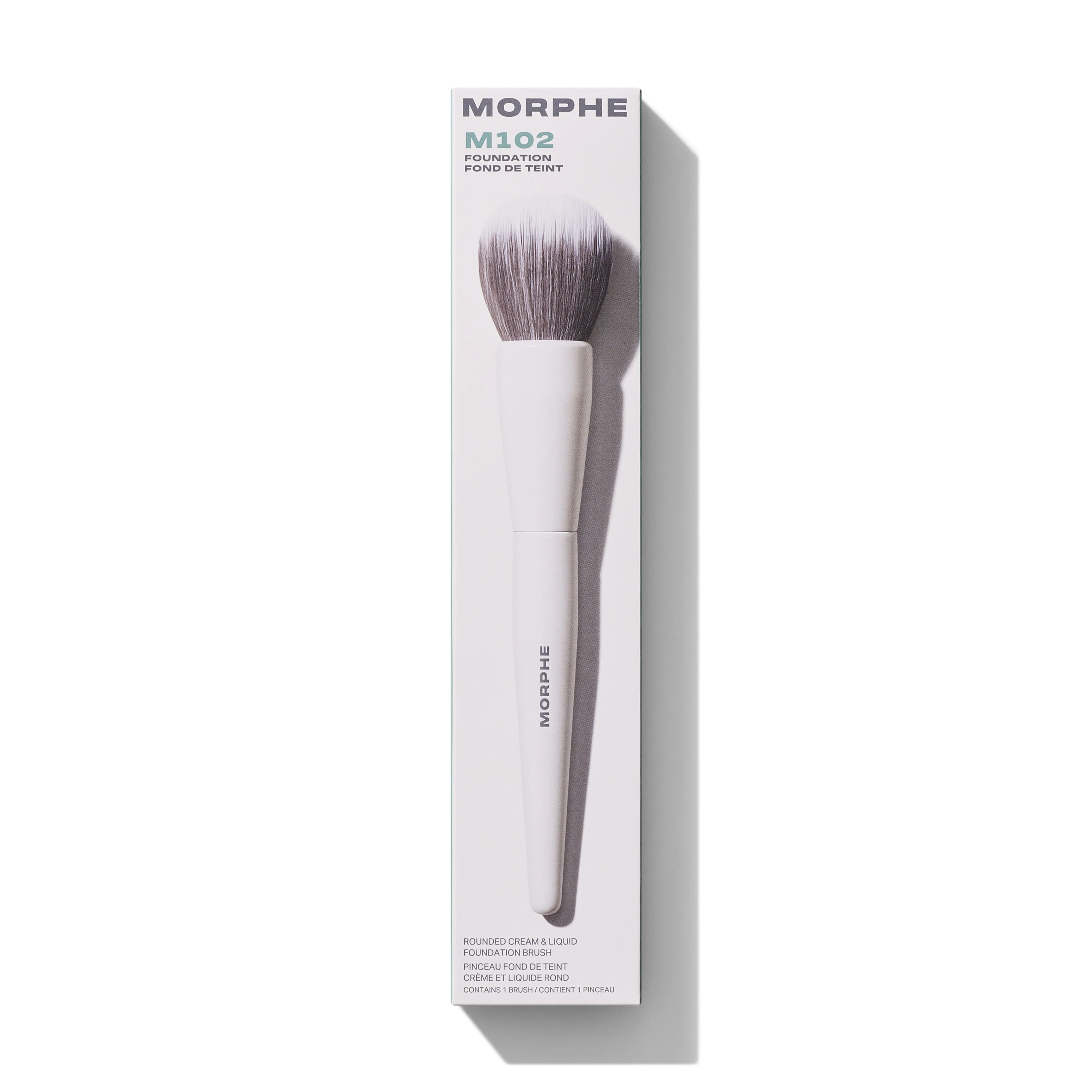 M102 Rounded Cream & Liquid Foundation Brush - Image 7