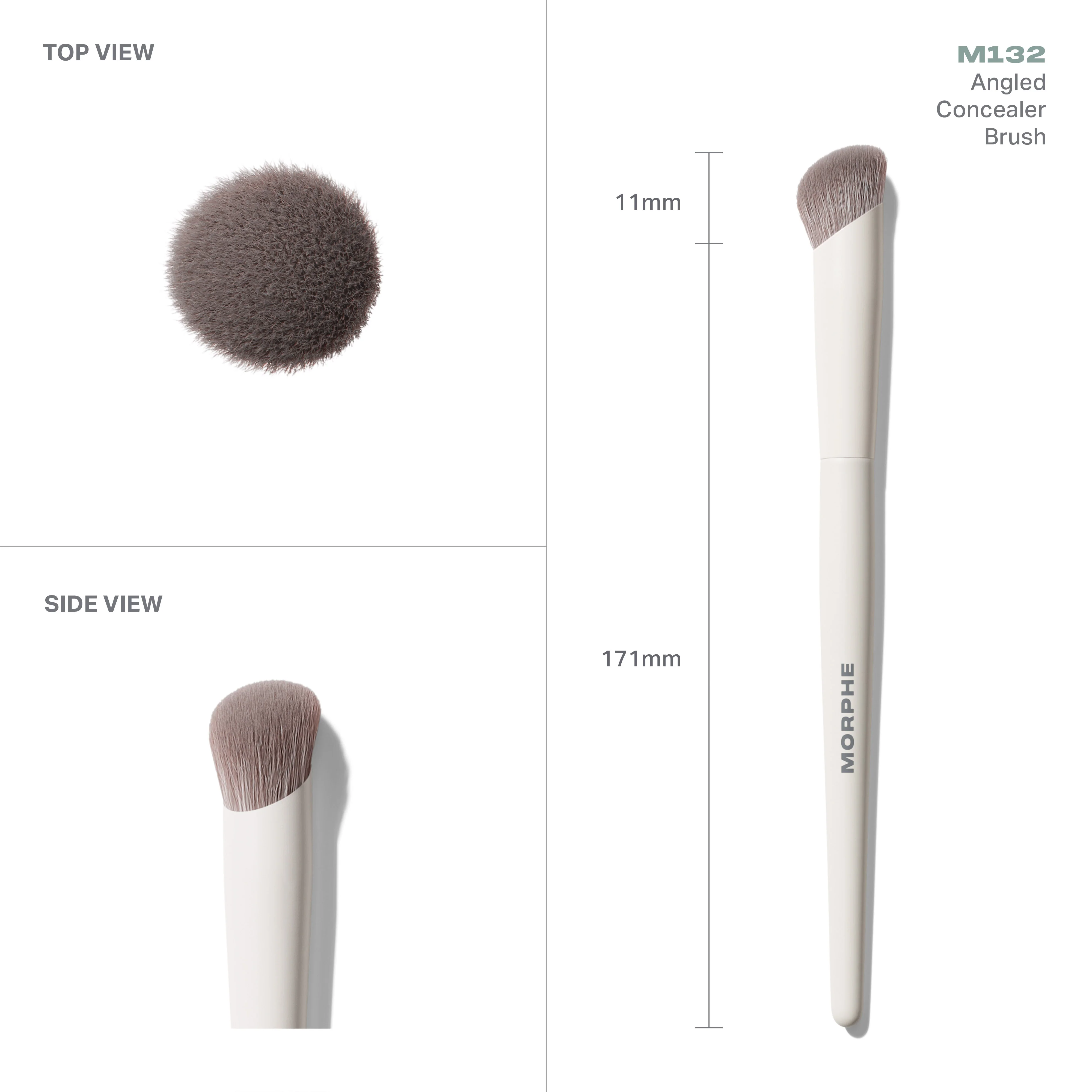 M132 Angled Concealer Brush - Image 4