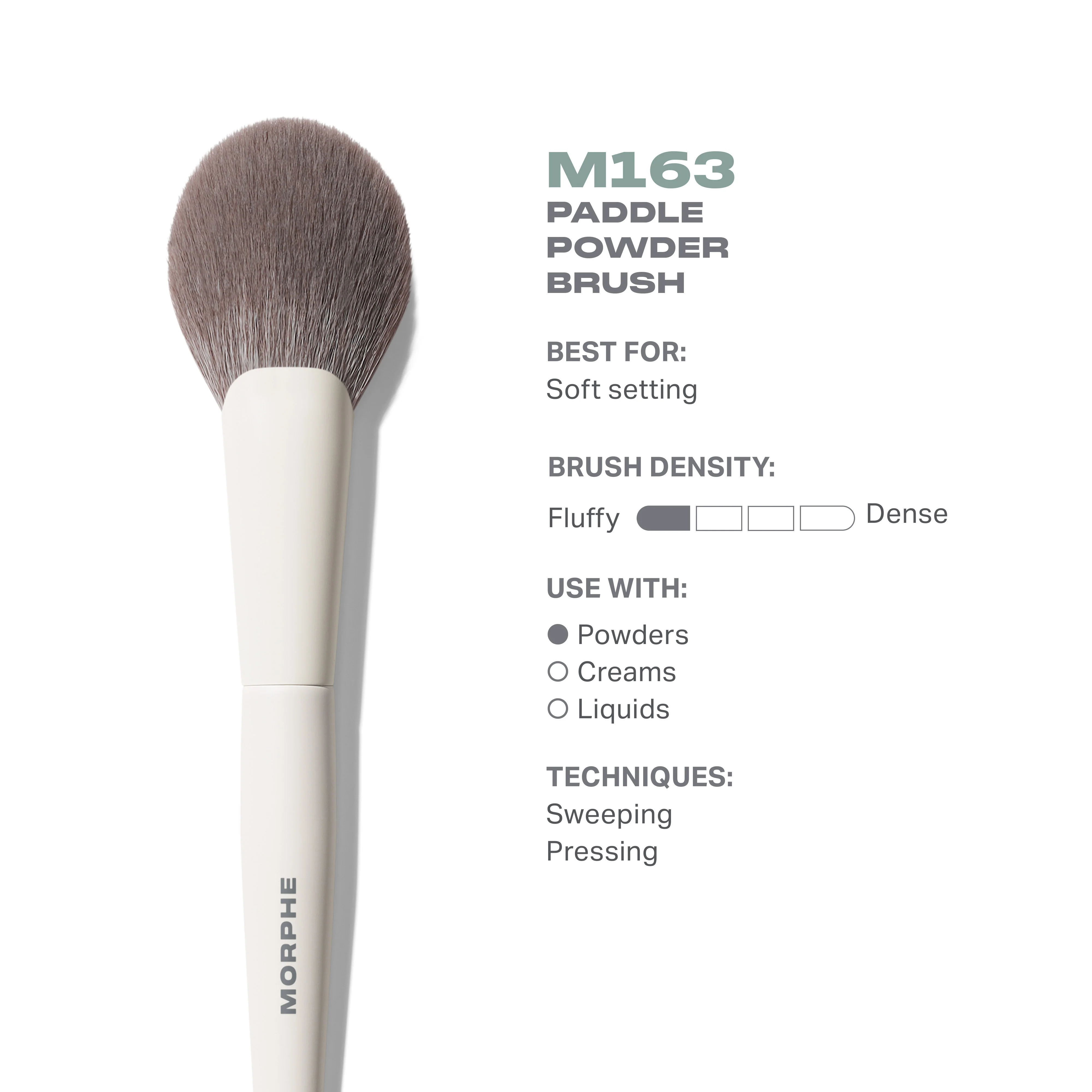 M163 Paddle Powder Brush - Image 3