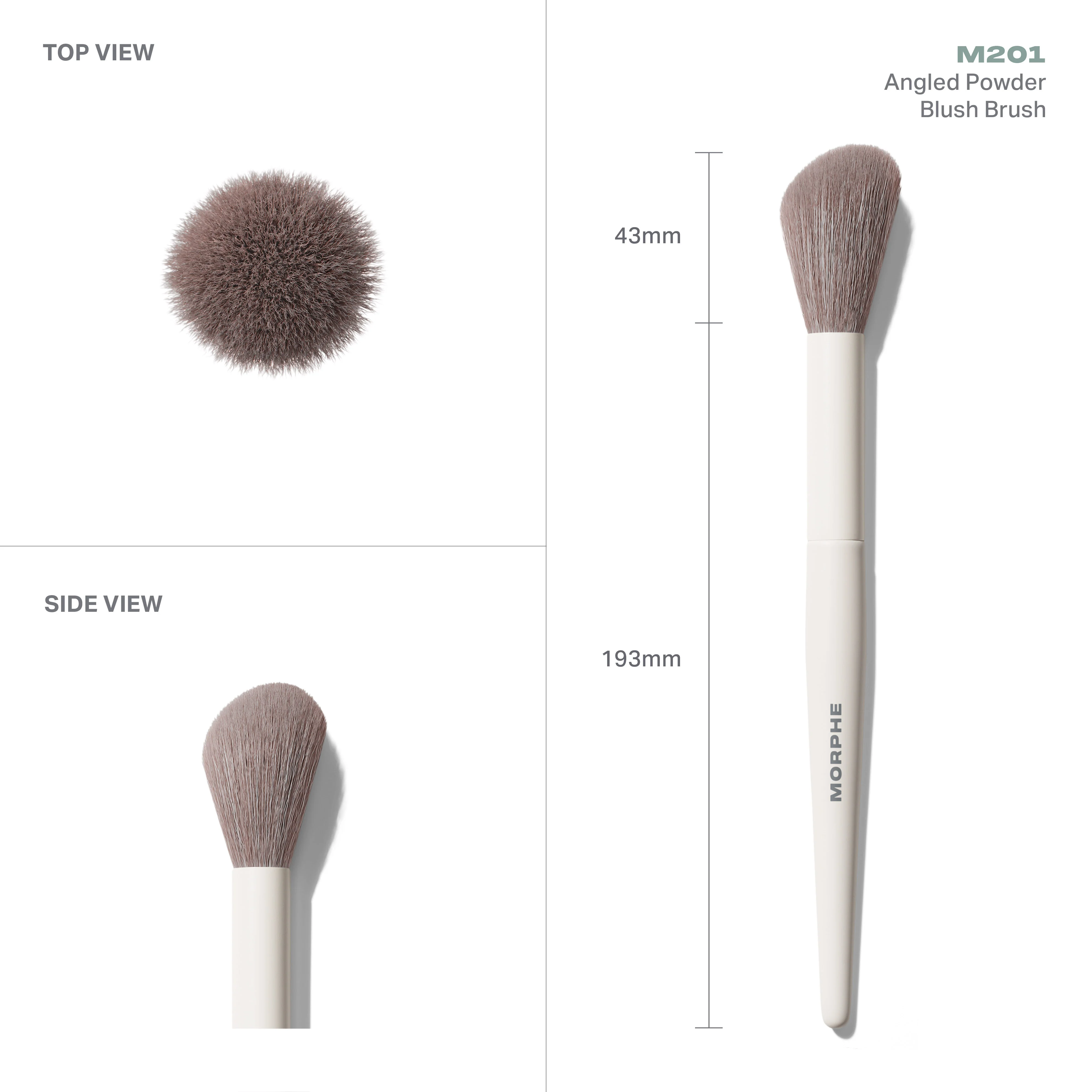 M201 Angled Powder Blush Brush - Image 4