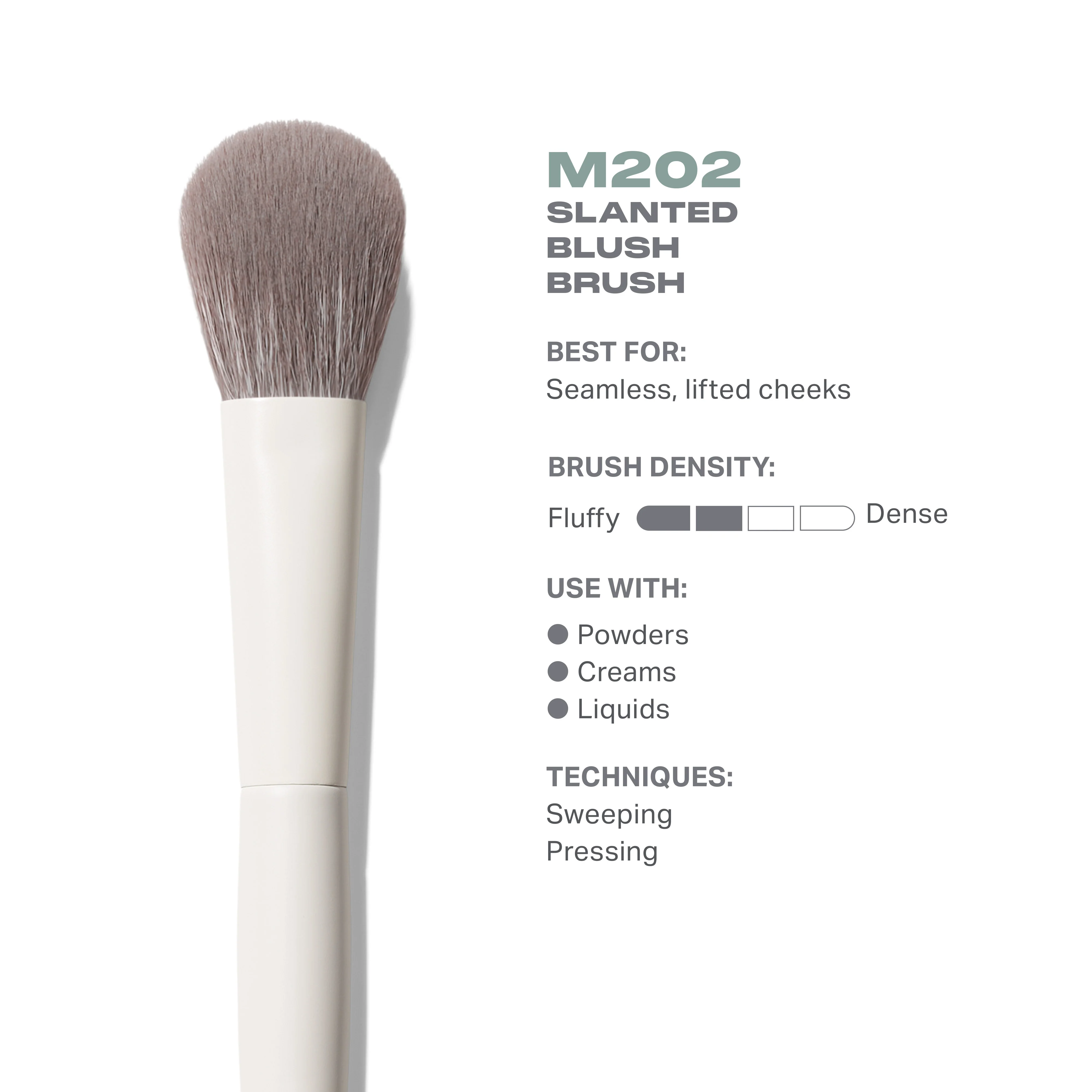 M202 Slanted Blush Brush - Image 3