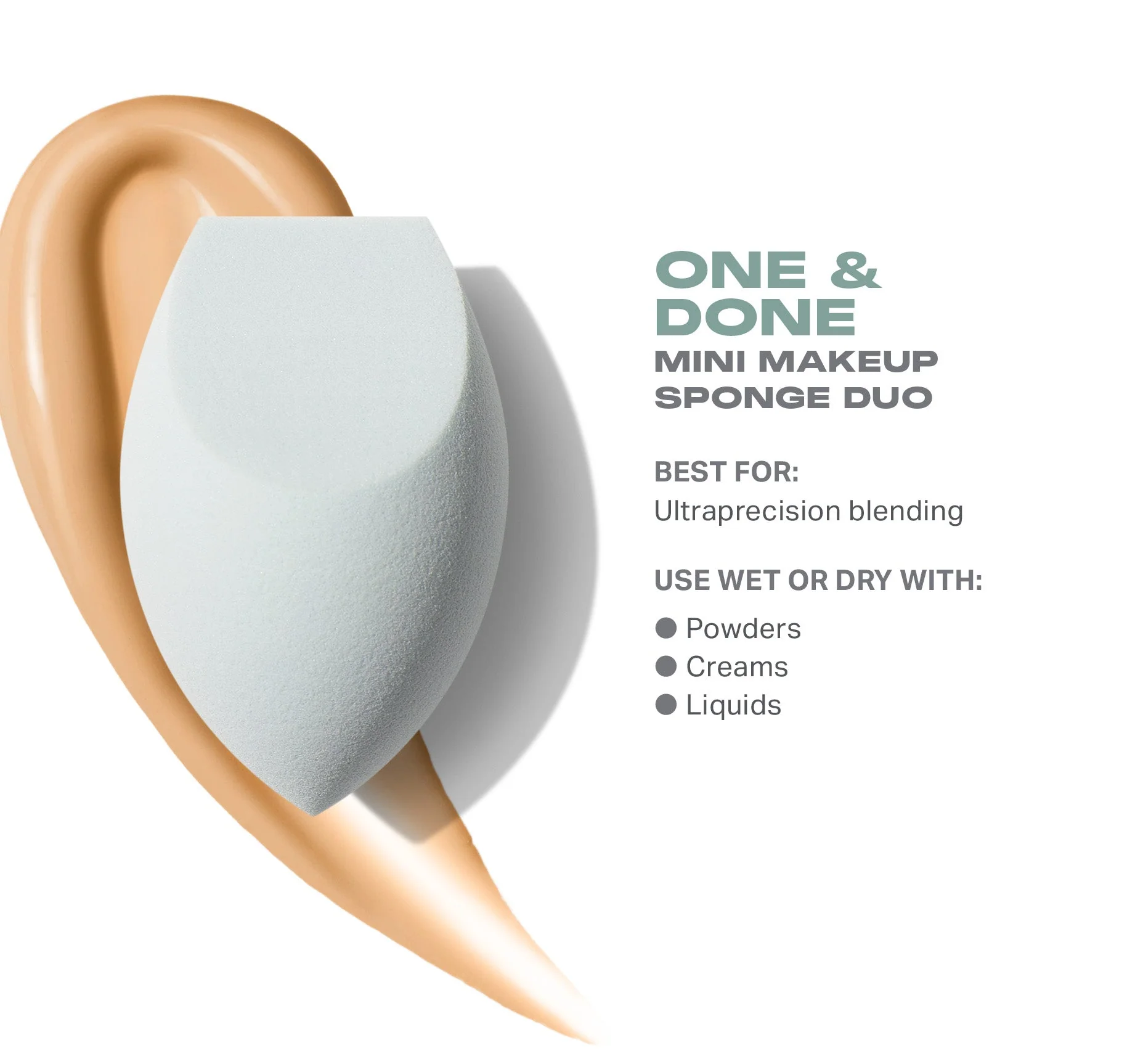 One & Done Mini Makeup Sponge Duo - Image 2